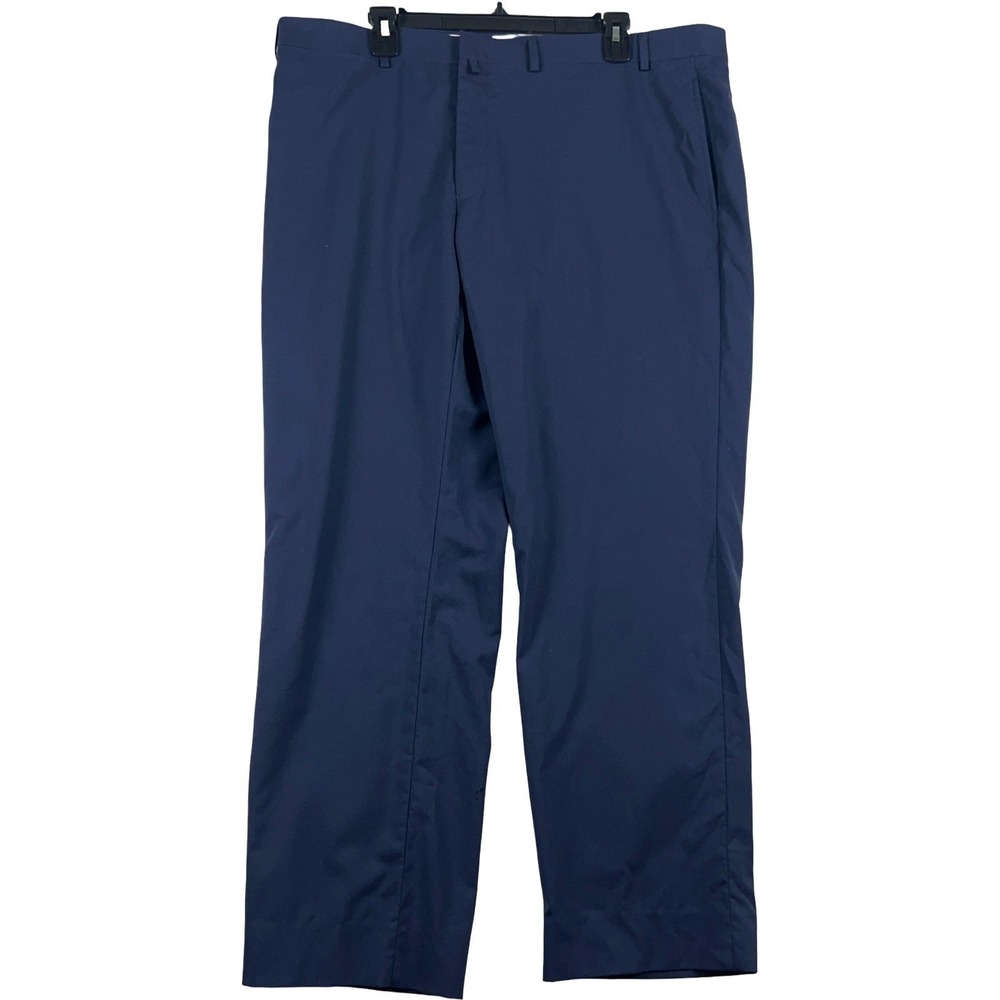 Lauren Ralph Lauren Dress Pants Mens 40x30 Blue Slim Fit Flat Front Chino